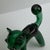 Green Glass Cat Sculpture attributed to Toso et Bagnoli, Empoli, 1950s For Sale - Image 4 of 10