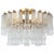 Visual Comfort Julie Neill for Visual Comfort Signature Lorelei 18" Semi-Flush Mount in Gild with Clear Glass For Sale - Image 4 of 7
