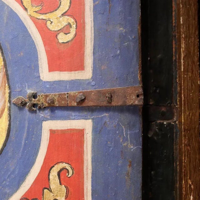 Brown Mannerist Wardrobe in Walnut For Sale - Image 8 of 16