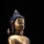 Late 20th Century Late 20th Century Tibetan Style Gilt Bronze Medicine Buddha Statue With Turquoise Inlay For Sale - Image 5 of 9