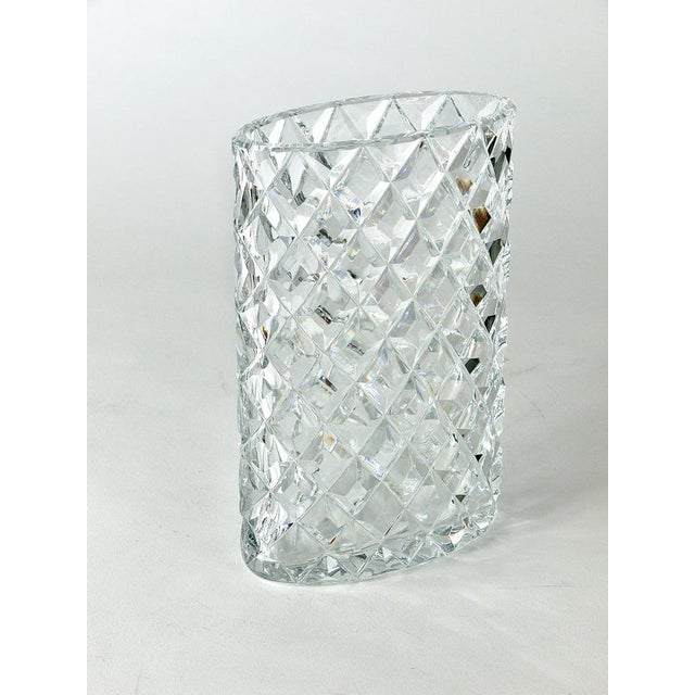 Austrian Facetted Crystal Glass Vase by Claus Josef Riedel, 1970s For Sale - Image 15 of 18