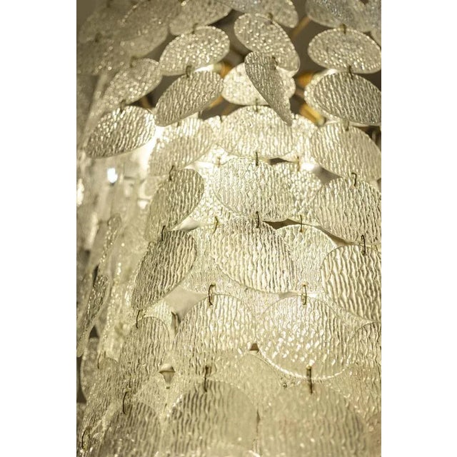Large Murano Glass Chandelier, 1970s For Sale - Image 3 of 7