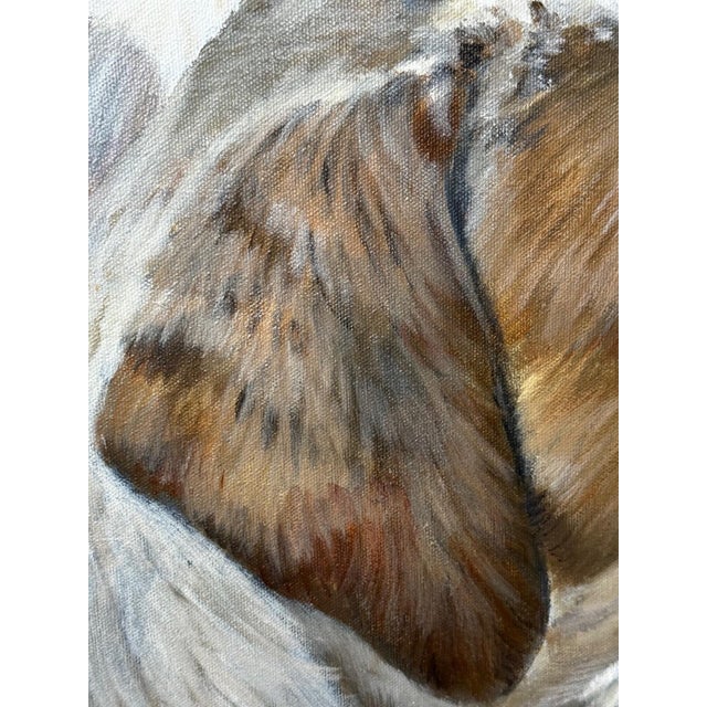 British Hunting Large Farmed Oil Painting Title "Berkeley Goblin” Pack of Foxhounds, Berkeley Hunt by Vicky Palmer For Sale - Image 11 of 18