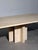 Travertine Coffee Table with Sculptural Base For Sale - Image 4 of 8
