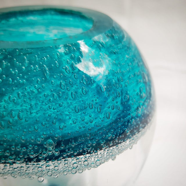 Blown and Bubbled Glass Perfume Burner from Murano For Sale - Image 15 of 18