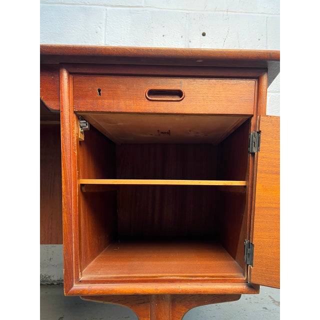 Mid-Century Modern Danish Walnut Desk Attributed to Svend Åge Madsen For Sale - Image 11 of 17