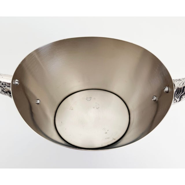 Vintage Equestrian Ice Bucket, Pewter & Stainless Steel For Sale - Image 9 of 10
