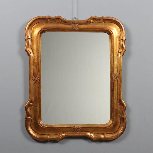 Gilded Wooden Mirror For Sale - Image 9 of 9