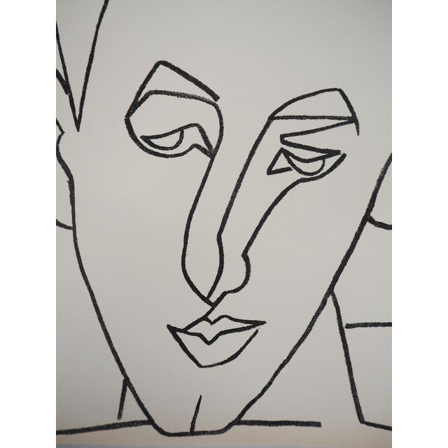 Françoise Gilot (1921-2023) The Young Man in Love Original lithograph On Marais wove paper, 22 x 28 cm (approx. 9 x 11...