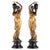 Metal Bronze and Marble Sculptures, Set of 2 For Sale - Image 7 of 7