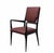 Molded Wood and Bordeaux Skai Armchair from Vittorio Dassi, Italy, 1950s For Sale - Image 11 of 11