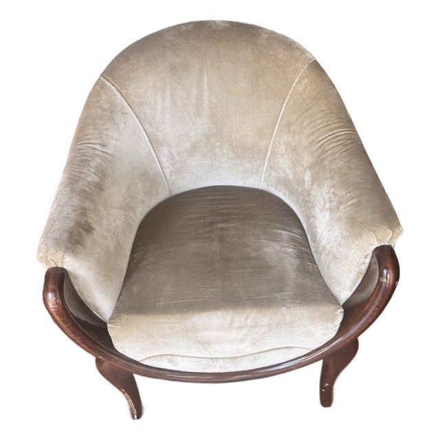 Jean De Merry Lora Chair in Beige For Sale
