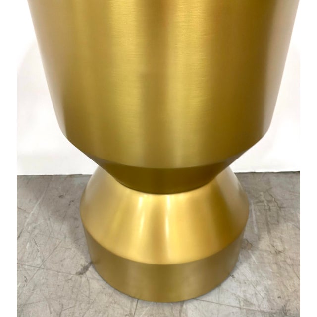 Modern Baker Modern Satin Brass Mae Spot Table For Sale - Image 3 of 3