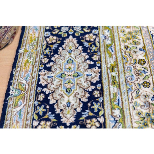 Middle Eastern Hand-Knotted Kirman Rug For Sale - Image 13 of 16