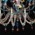 Murano Glass Chandelier with Multicolored Crystal in the style of Rezzonico, 1930s For Sale - Image 7 of 10