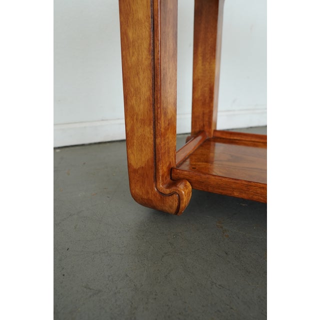Vintage Century Furniture Burlwood Console Table For Sale - Image 13 of 13
