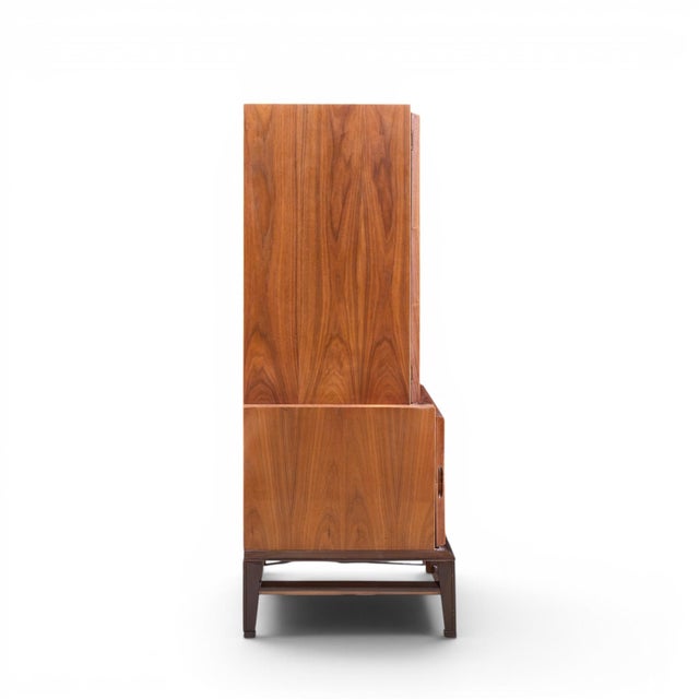 Helen Hobey Baker Mid Century Walnut Highboy Dresser For Sale - Image 4 of 8