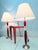 Large Italian Table Lamps by Antonangeli for Antonangeli Illuminazioni, 1980s, Set of 2 For Sale - Image 15 of 17