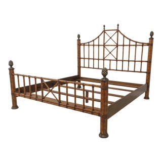 King Size Caribbean Design Bamboo Bed For Sale