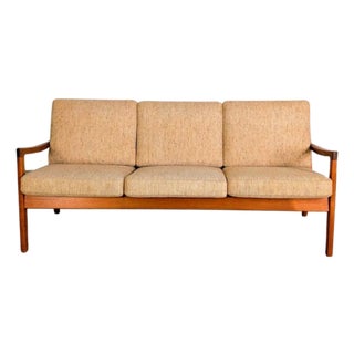 Mid-Century 3-Seater Sofa in Teak by Ole Wanscher for France & Søn / France & Daverkosen For Sale