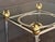 French Occasional or Side Tables of Brass, Steel and Glass - Two Available For Sale - Image 4 of 9