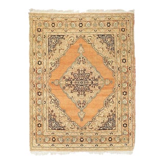 Late 18th Century Antique Tabriz Rug 4'5'' x 6'0'' For Sale