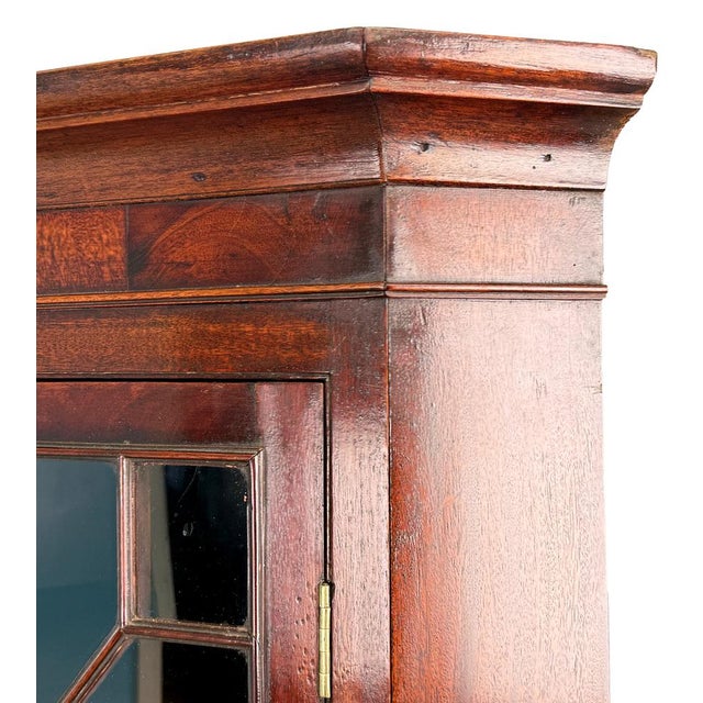 Brown Georgian Mahogany Double Corner Cabinet, 1770 For Sale - Image 8 of 11
