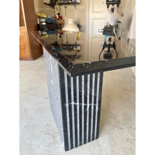 Italian Marble Console Table For Sale - Image 9 of 12