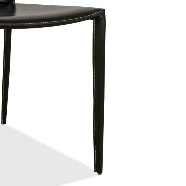 Linda Chair in Leather by Bontempi For Sale - Image 5 of 11