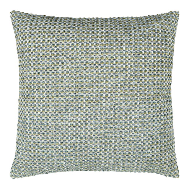 The House Of Scalamandré Heatherton Square Pillow In Creek For Sale