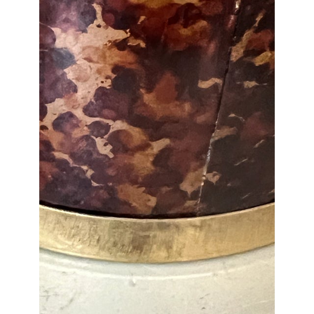 Ernest Sohn Ernest Sohn Faux Tortoise Ice Bucket For Sale - Image 4 of 8