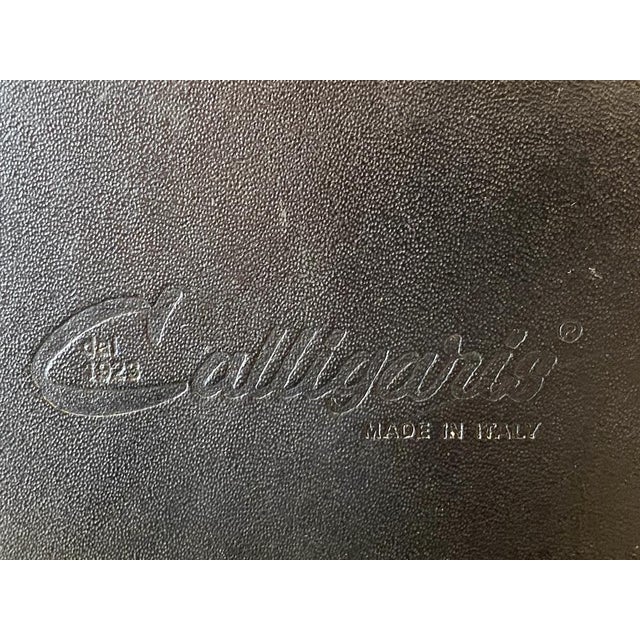 Calligaris Leather Chairs, 1990s, Set of 6 For Sale - Image 4 of 14