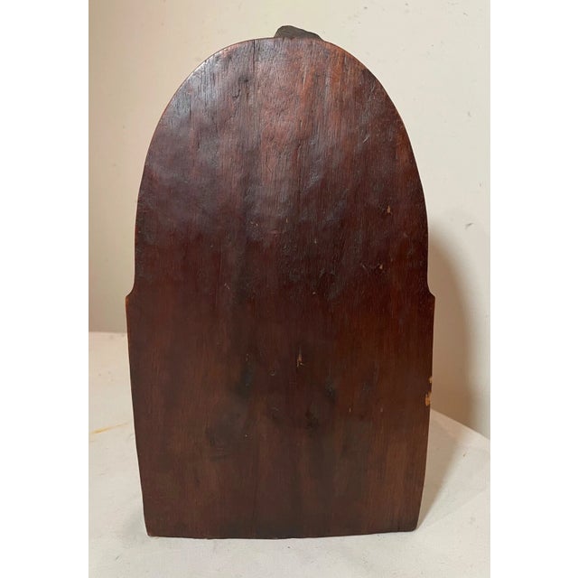 1940s Hand Carved Balinese Indonesian Bali Lady Bust Wood Carving Sculpture For Sale - Image 13 of 13