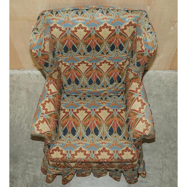 Vintage English Oak Armchair from Liberty's London, 1930s For Sale - Image 12 of 18