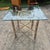 Wood 1970s McGuire Attributed Organic Modern Square Glass Top Rattan Rawhide Base Dining Table For Sale - Image 7 of 13