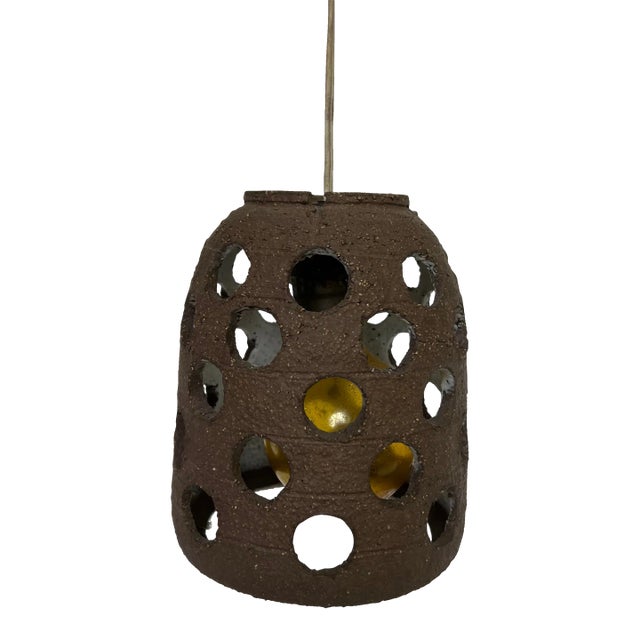 John Mason Ceramic Pendant Lamp For Sale