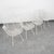 Metal Mid Century Modern Patio Chairs Armchairs Set 4 White Russell Woodard Sculptura, Attributed For Sale - Image 7 of 10
