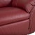 Red Red Leather 2-Seater Sofa and Lounge Chairs from Natuzzi, Set of 3 For Sale - Image 8 of 18