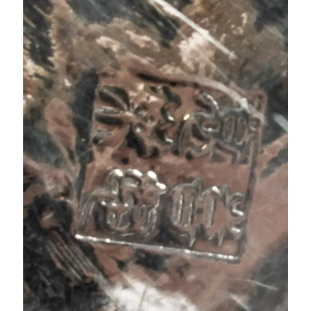 Silver Plated Bronze Buddha, 1980s For Sale - Image 6 of 8