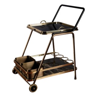 Decatur Bar Cart by Porus Studio For Sale