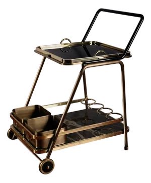 Decatur Bar Cart by Porus Studio
