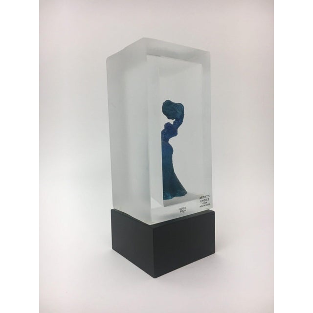 Kjell Engman for Kosta Boda ‘Snapshot’ sculpture Women in the wind , 1990’s For Sale - Image 6 of 15