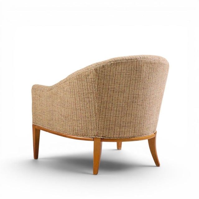 Brown Erwin Lambeth Style Mid Century Walnut Lounge Chairs - Pair For Sale - Image 8 of 12