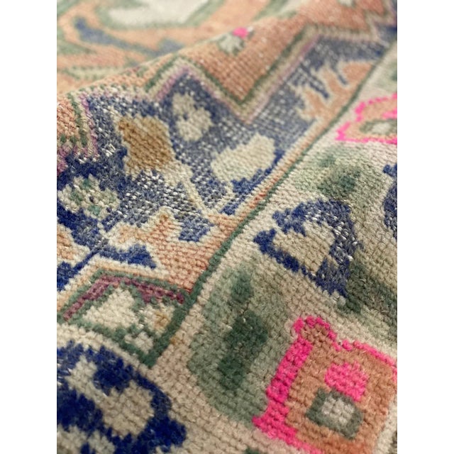 Vintage Neutral Oushak Rug For Sale - Image 9 of 12