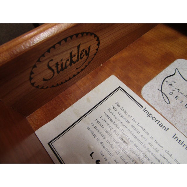 Stickley Solid Cherry Pair of End Tables For Sale - Image 9 of 9