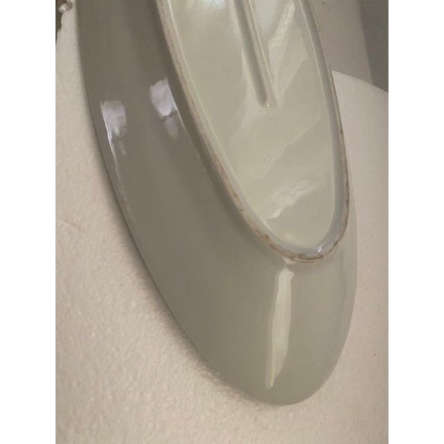 Pillivuyt et Cie Vintage Pillivuyt Grandmillennial French Porcelain Salmon Platter For Sale - Image 4 of 9