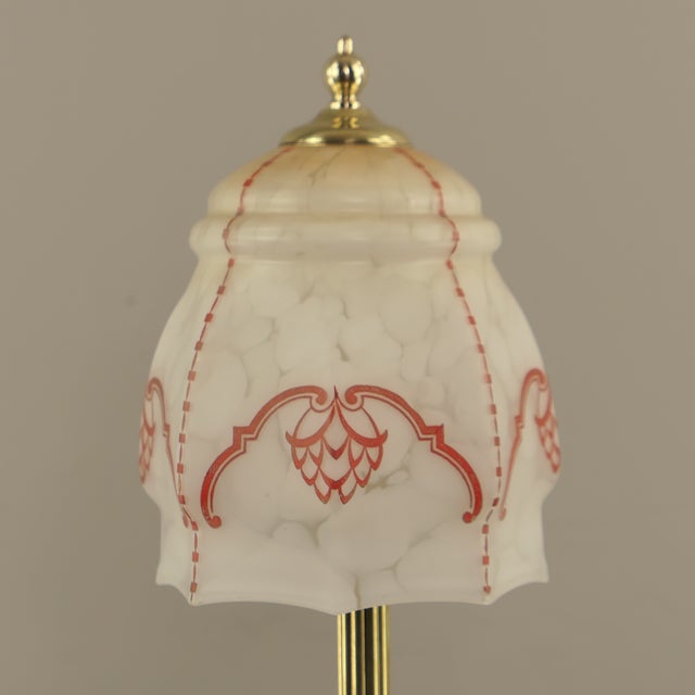 English Ladies Table Lamp in Brass, 1900s For Sale - Image 6 of 14