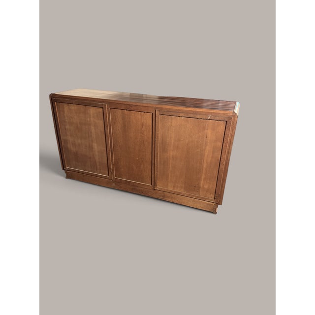 Brown Art Deco Dining Room Set in Makassar Ebony, 1930, Set of 3 For Sale - Image 8 of 18