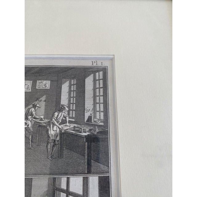 Mid-18th Century Black and White Print on Paper by Renaud Bernard, France For Sale - Image 10 of 15