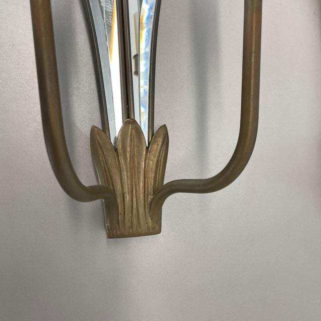 Metal French Bronze Theatre Wall Lights, 1970, Set of 2 For Sale - Image 7 of 18